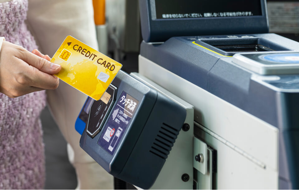 クレジットカード決済を導入しています。