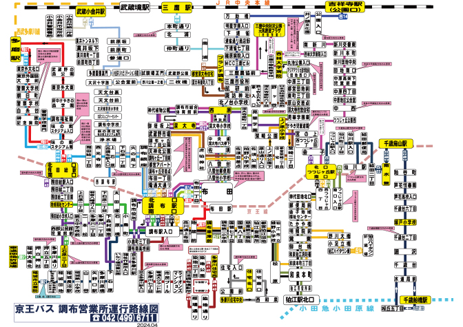 京王 バス 路線 図